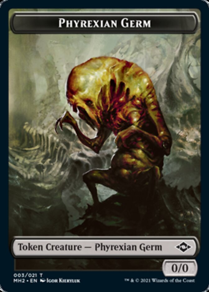 Phyrexian Germ // Squirrel Double-Sided Token [Modern Horizons 2 Tokens] Foil