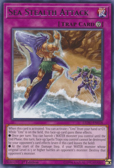 Sea Stealth Attack [LEDU-EN018] Rare - Josh's Cards