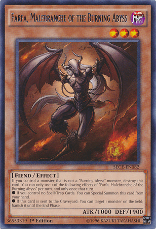 Farfa, Malebranche of the Burning Abyss [SECE-EN082] Rare - Josh's Cards