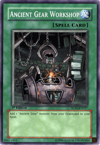Ancient Gear Workshop [SD10-EN017] Common - Josh's Cards