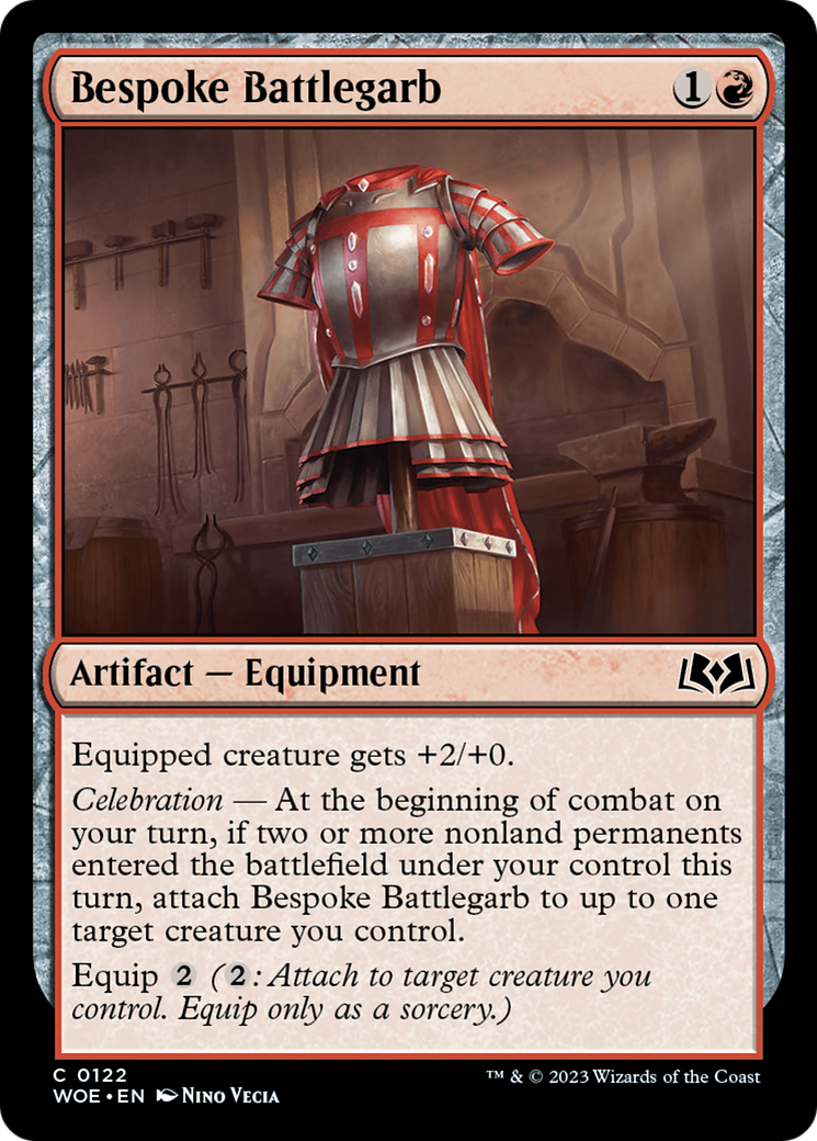 Bespoke Battlegarb (WOE-122) - Wilds of Eldraine