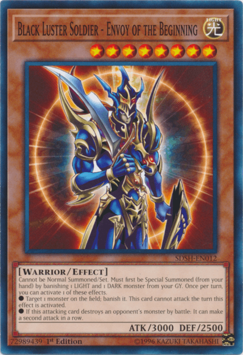Black Luster Soldier - Envoy of the Beginning [SDSH-EN012] Common - Josh's Cards