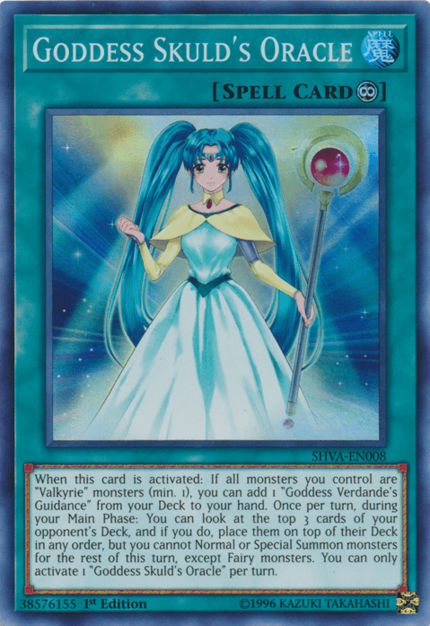 Goddess Skuld's Oracle [SHVA-EN008] Super Rare - Josh's Cards