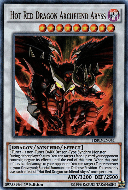 Hot Red Dragon Archfiend Abyss [HSRD-EN041] Ultra Rare - Josh's Cards