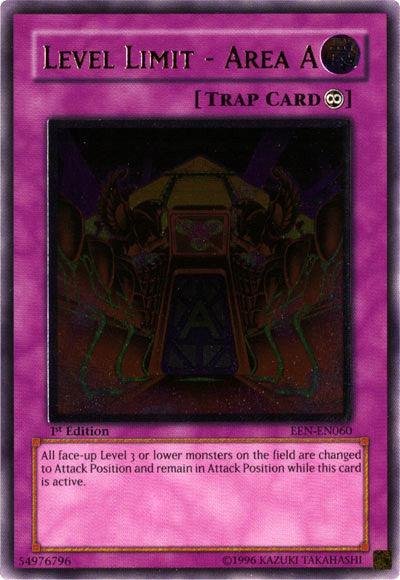 Level Limit - Area A [EEN-EN060] Ultimate Rare - Josh's Cards