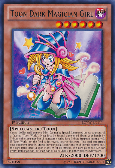 Toon Dark Magician Girl [LCYW-EN111] Rare - Josh's Cards