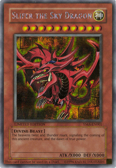 Slifer the Sky Dragon [YMA-EN001] Secret Rare - Josh's Cards