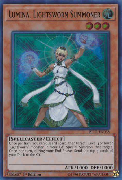Lumina, Lightsworn Summoner [BLLR-EN038] Ultra Rare - Josh's Cards