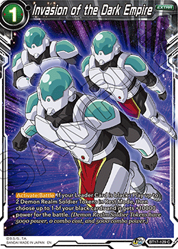 Invasion of the Dark Empire (BT17-129) [Ultimate Squad] Parallel Foil