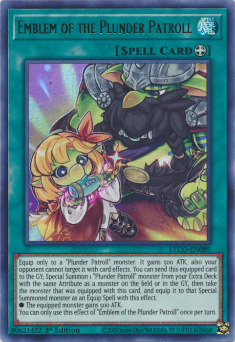 Emblem of the Plunder Patroll [ETCO-EN089] Ultra Rare - Josh's Cards