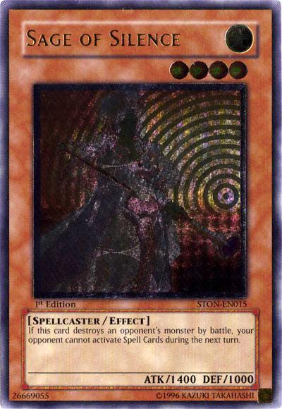 Sage of Silence [STON-EN015] Ultimate Rare - Josh's Cards