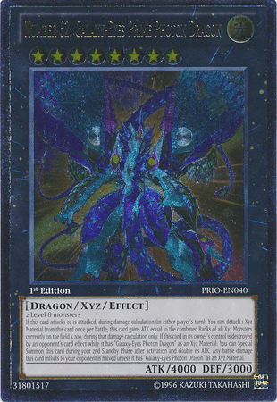 Number 62: Galaxy-Eyes Prime Photon Dragon [PRIO-EN040] Ultimate Rare - Josh's Cards