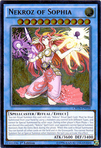 Nekroz of Sophia (UTR) [CROS-EN038] Ultimate Rare - Josh's Cards