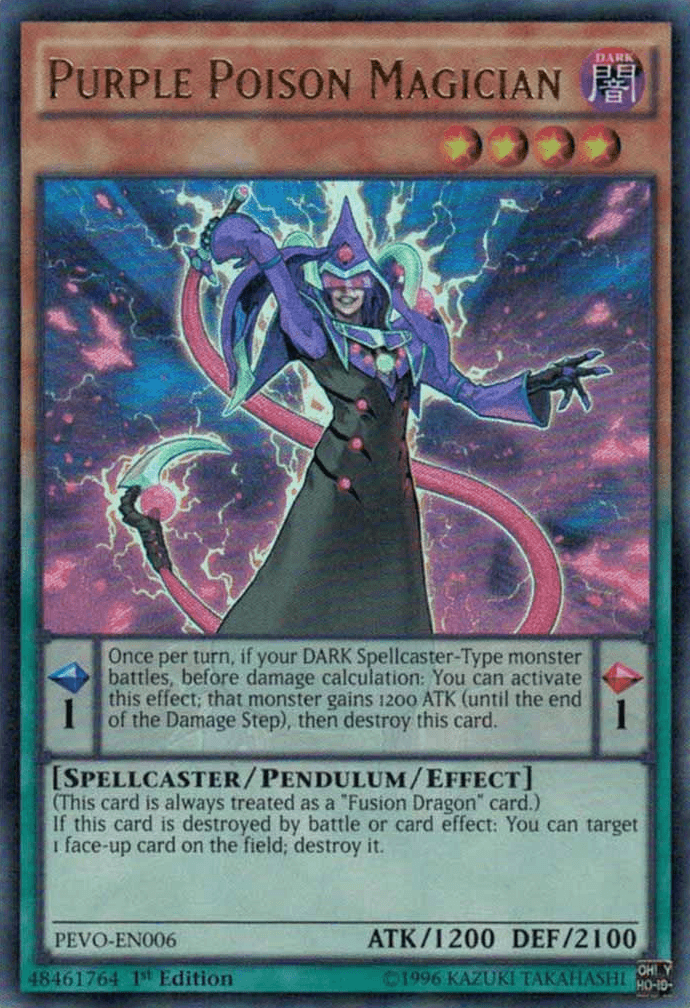 Purple Poison Magician [PEVO-EN006] Ultra Rare - Josh's Cards