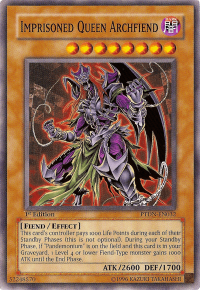 Imprisoned Queen Archfiend [PTDN-EN032] Common - Josh's Cards