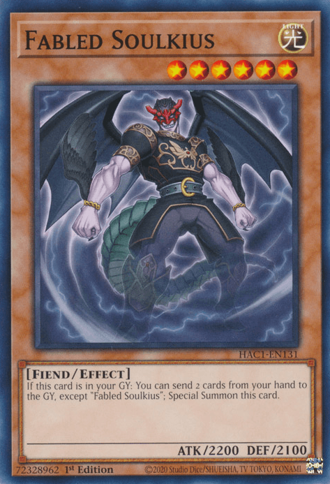 Fabled Soulkius [HAC1-EN131] Common - Josh's Cards