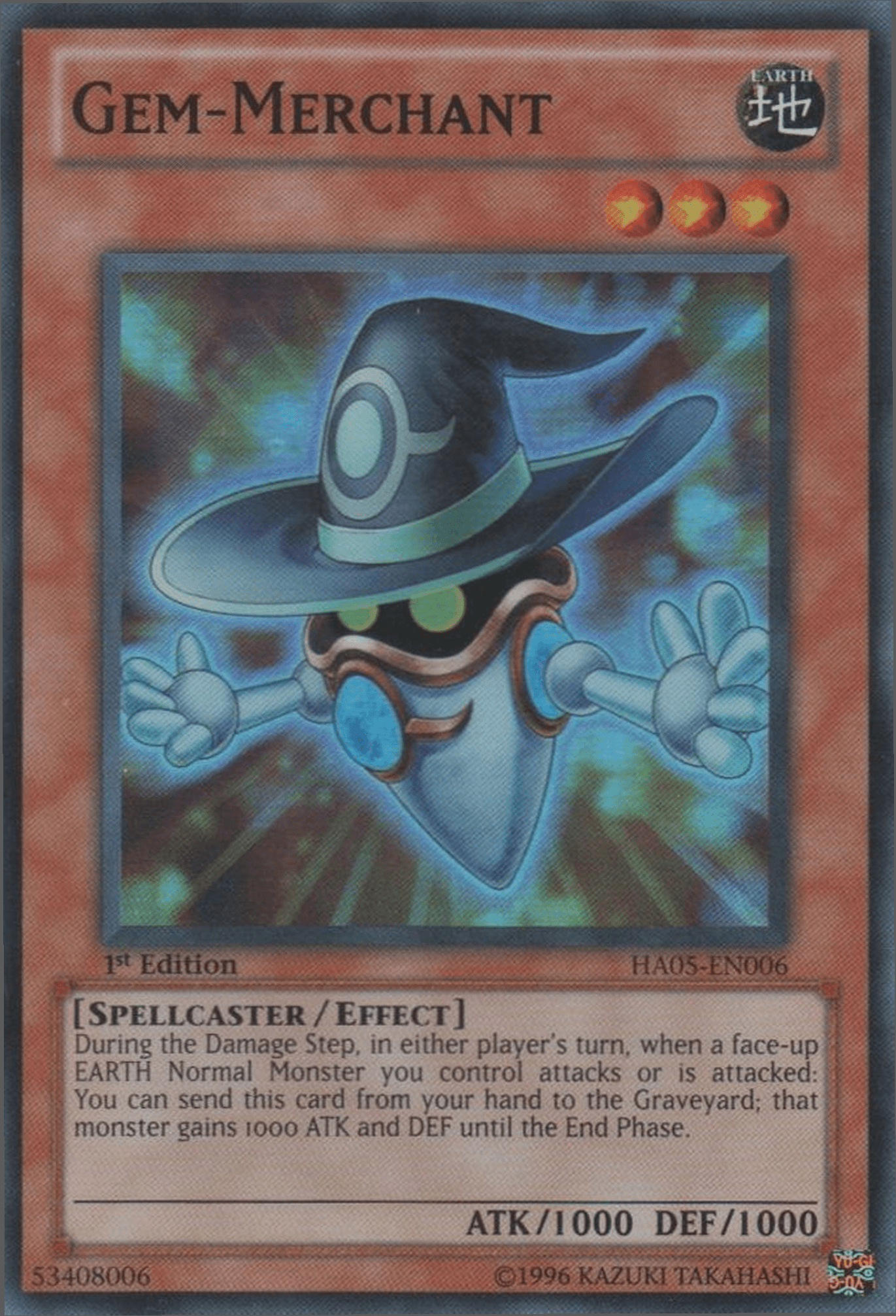 Gem-Merchant [HA05-EN006] Super Rare - Josh's Cards