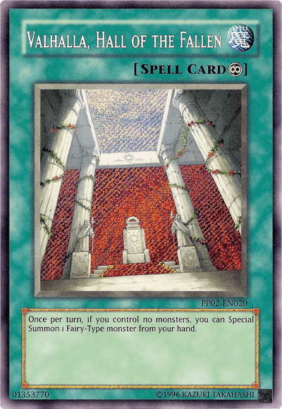 Valhalla, Hall of the Fallen [PP02-EN020] Secret Rare - Josh's Cards