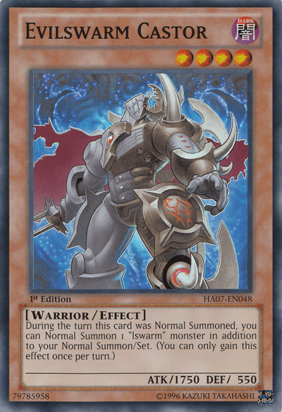 Evilswarm Castor [HA07-EN048] Super Rare - Josh's Cards