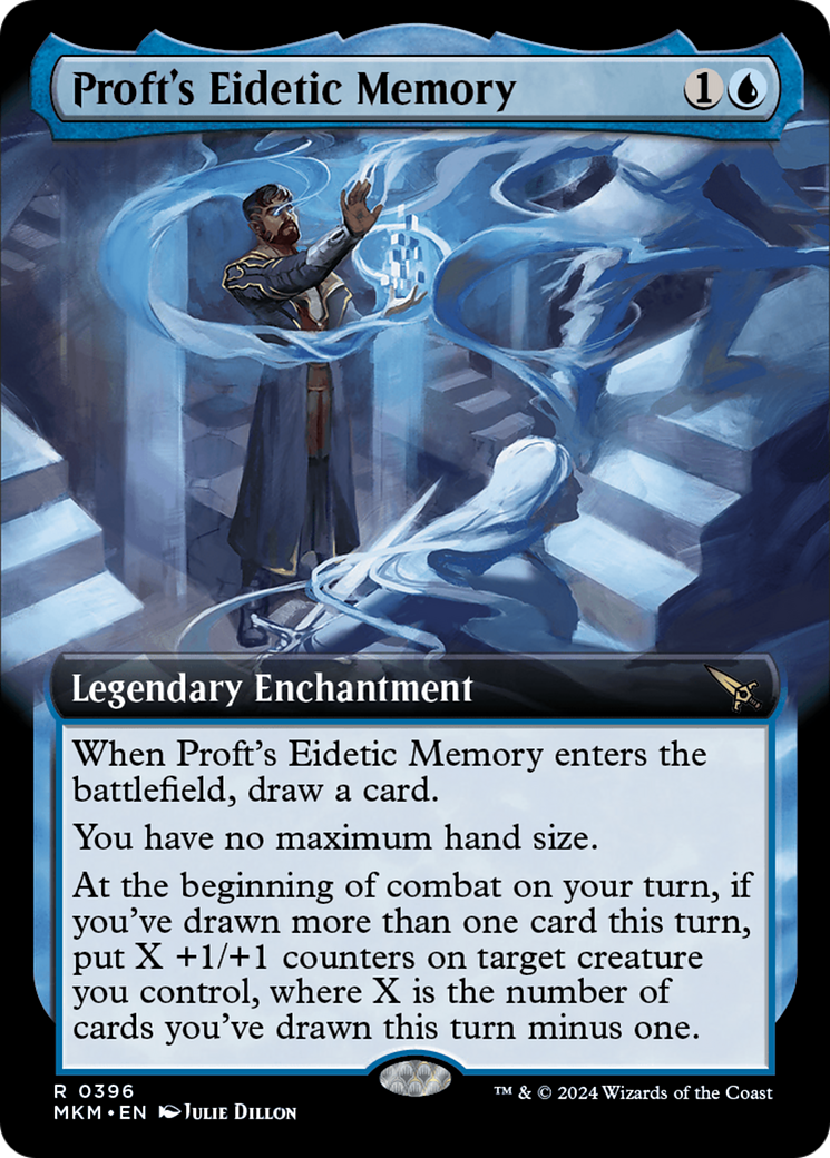 Proft's Eidetic Memory (MKM-396) - Murders at Karlov Manor: (Extended Art) Foil
