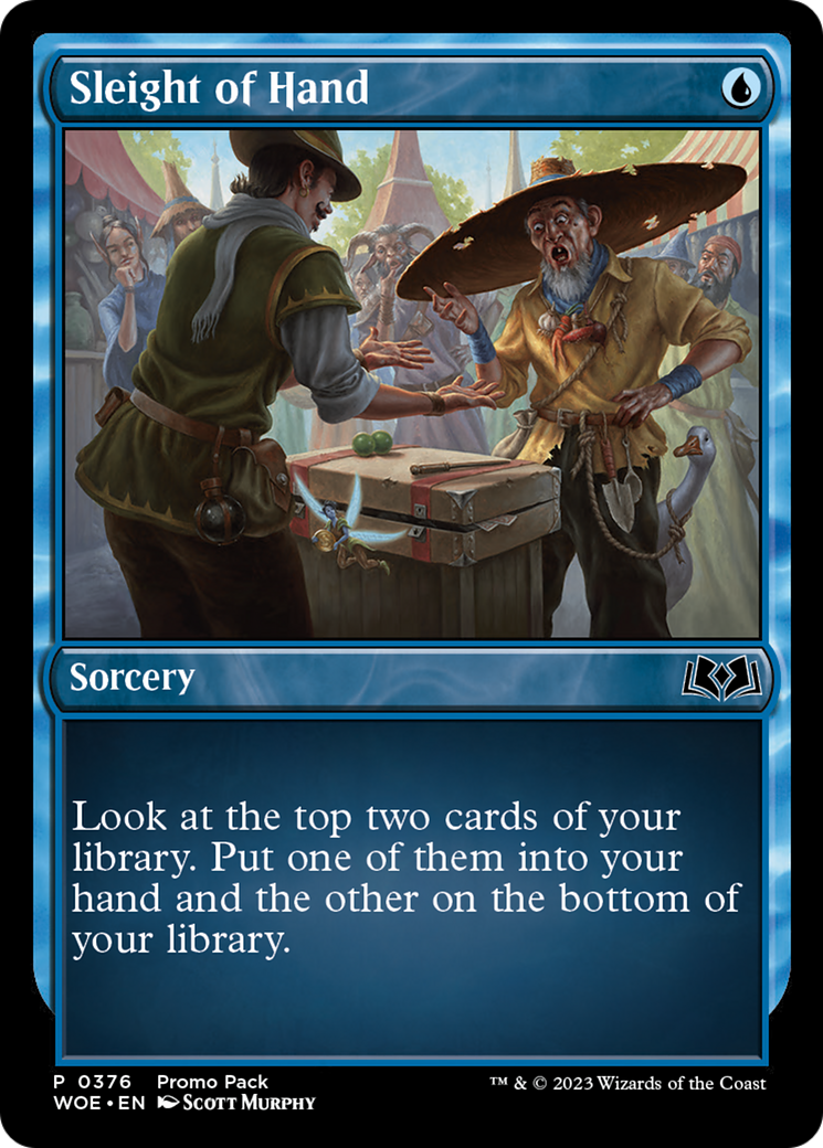 Sleight of Hand (Promo Pack) [Wilds of Eldraine] Foil