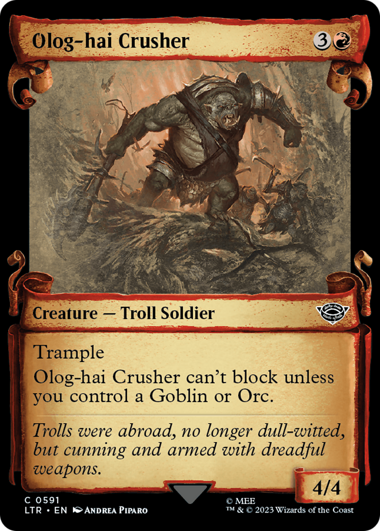 Olog-hai Crusher (LTR-591) - The Lord of the Rings: Tales of Middle-earth: (Showcase)
