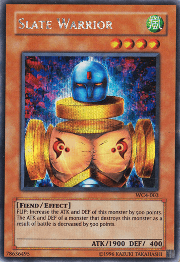 Slate Warrior [WC4-003] Secret Rare - Josh's Cards