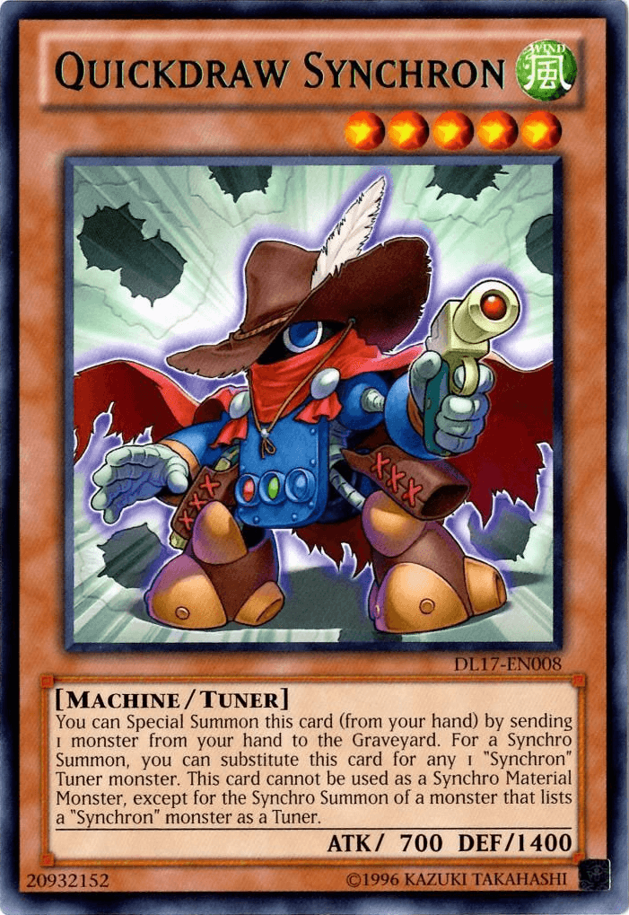 Quickdraw Synchron (Green) [DL17-EN008] Rare - Josh's Cards