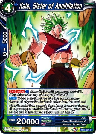 Kale, Sister of Annihilation (BT7-039) [Assault of the Saiyans] Parallel Foil
