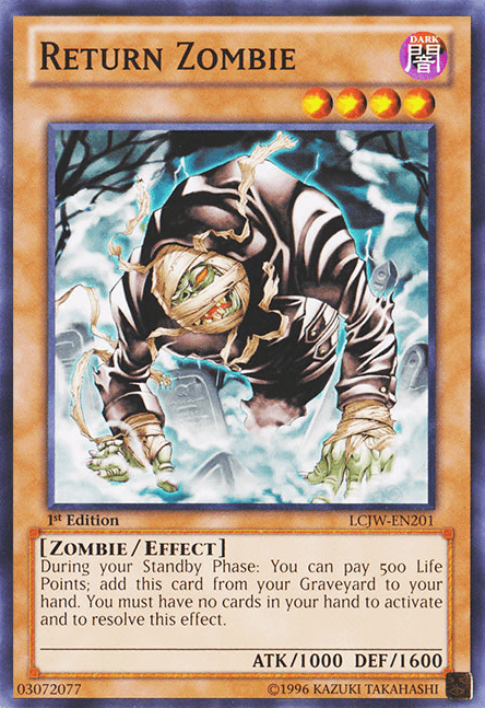 Return Zombie [LCJW-EN201] Common - Josh's Cards