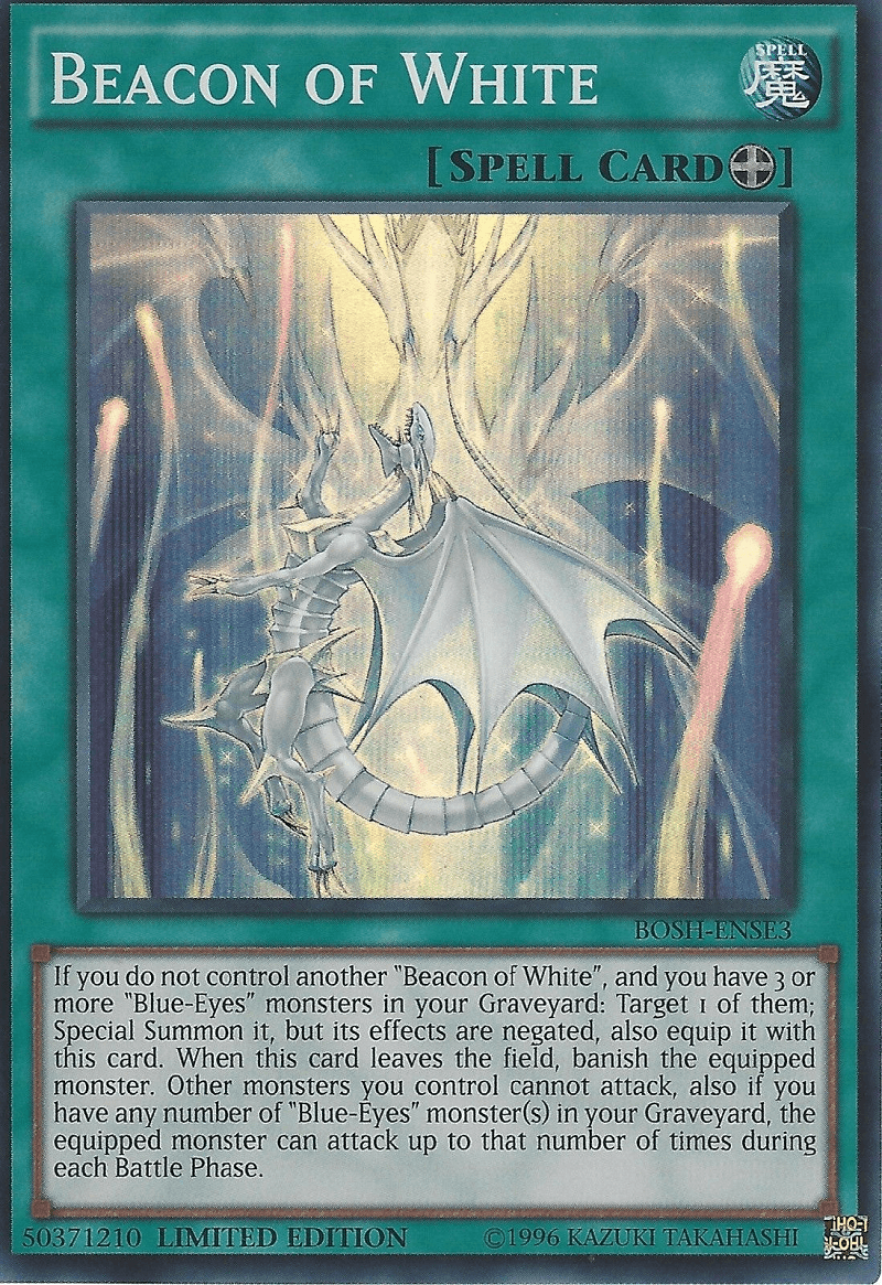 Beacon of White [BOSH-ENSE3] Super Rare - Josh's Cards