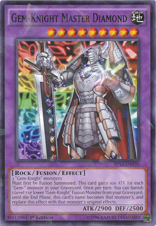 Gem-Knight Master Diamond [SP15-EN030] Shatterfoil Rare - Josh's Cards