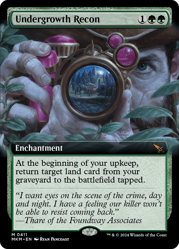 Undergrowth Recon (Extended Art) [Murders at Karlov Manor] - Josh's Cards