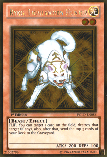 Ryko, Lightsworn Hunter [PGLD-EN086] Gold Rare - Josh's Cards