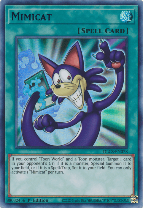 Mimicat (Blue) [DLCS-EN078] Ultra Rare - Josh's Cards