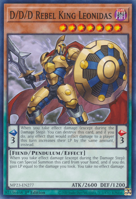 D/D/D Rebel King Leonidas [MP23-EN277] Common - Josh's Cards