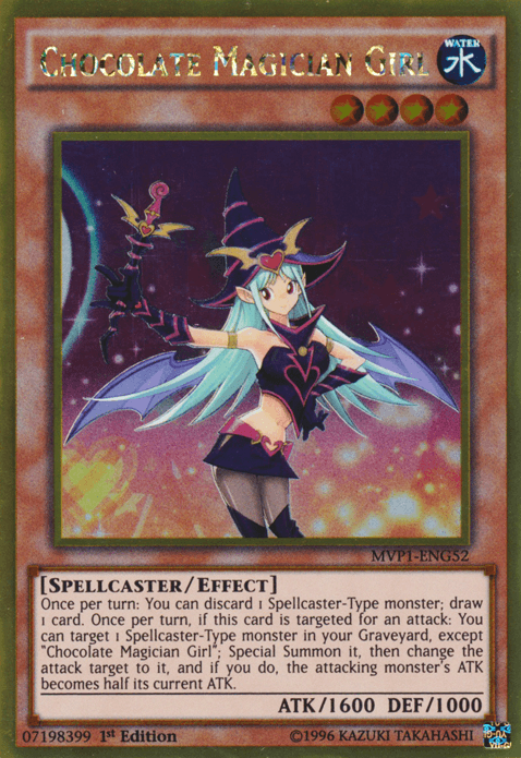 Chocolate Magician Girl [MVP1-ENG52] Gold Rare - Josh's Cards