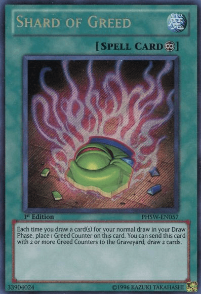 Shard of Greed [PHSW-EN057] Secret Rare - Josh's Cards