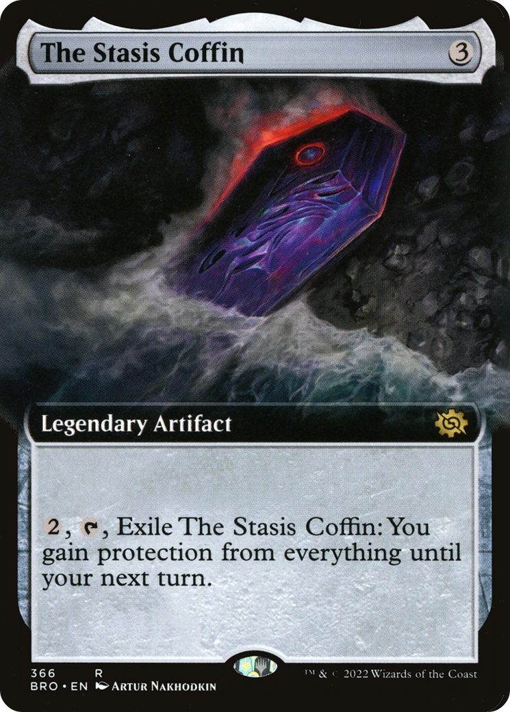 The Stasis Coffin (BRO-366) - The Brothers' War: (Extended Art) Foil