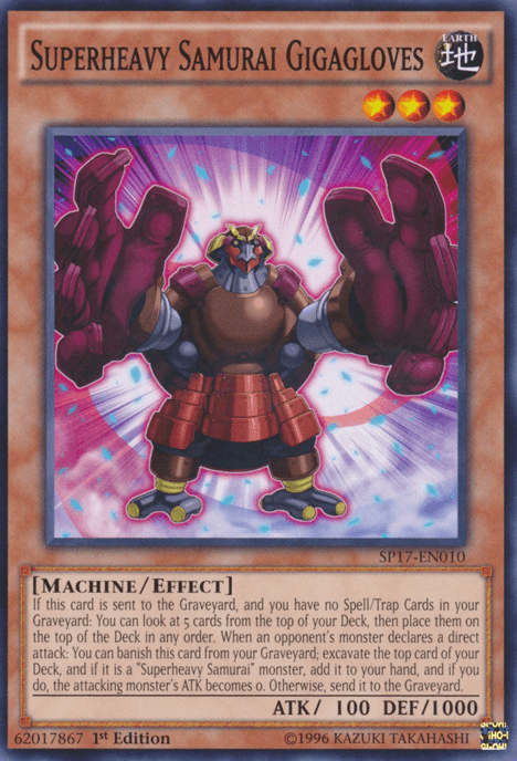 Superheavy Samurai Gigagloves [SP17-EN010] Common - Josh's Cards