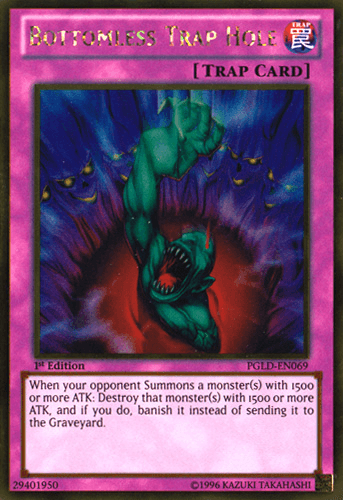 Bottomless Trap Hole [PGLD-EN069] Gold Rare - Josh's Cards