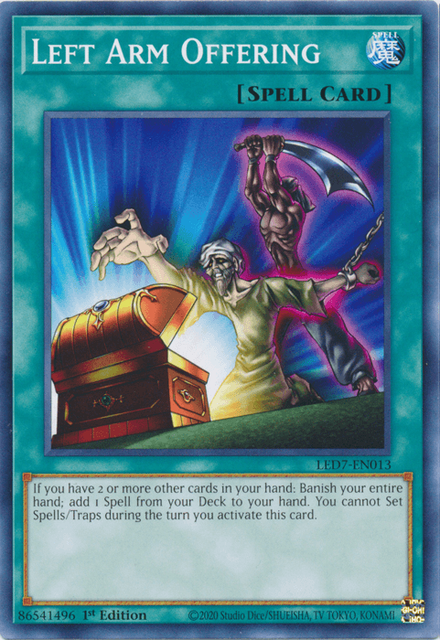 Left Arm Offering [LED7-EN013] Common - Josh's Cards
