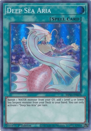 Deep Sea Aria [MP21-EN076] Super Rare - Josh's Cards