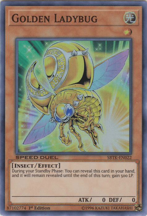 Golden Ladybug [SBTK-EN022] Super Rare - Josh's Cards