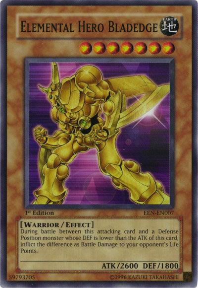 Elemental Hero Bladedge [EEN-EN007] Super Rare - Josh's Cards