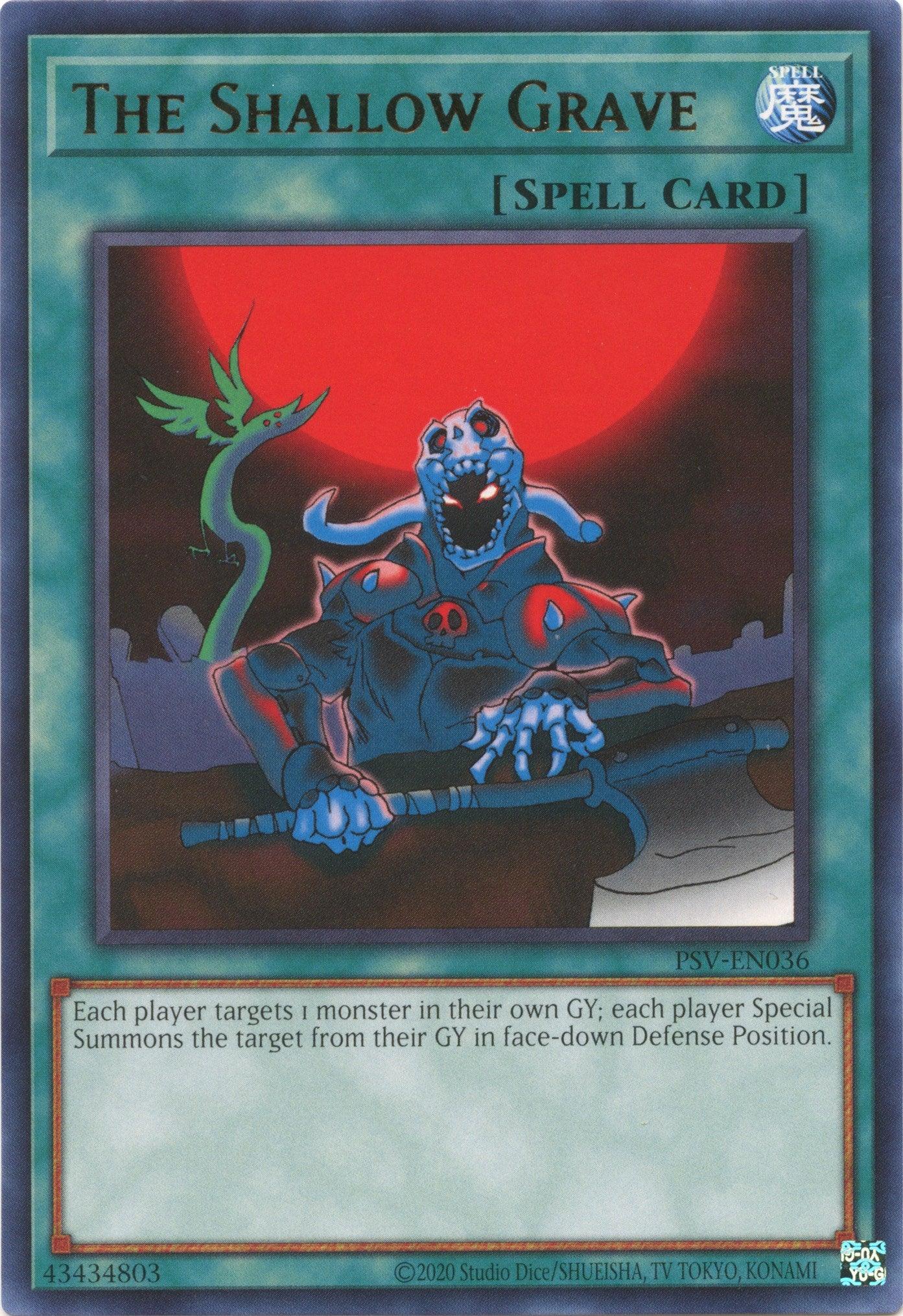 The Shallow Grave (25th Anniversary) [PSV-EN036] Rare - Josh's Cards