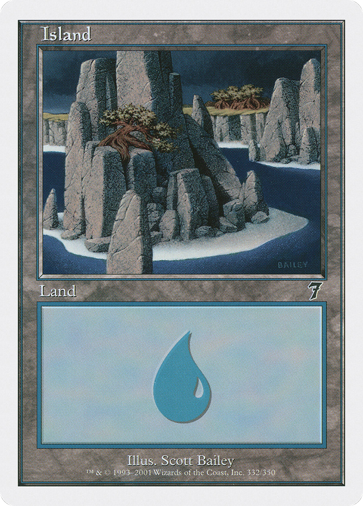 Island (332) [Seventh Edition] Foil