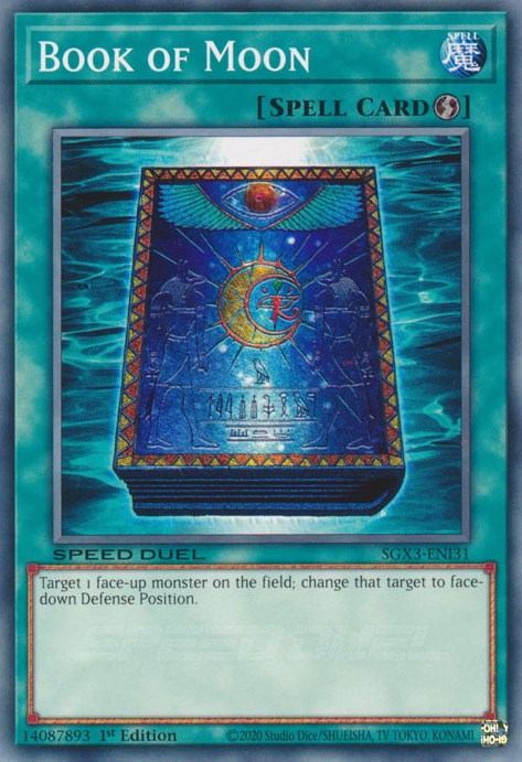 Book of Moon (SGX3-ENI31) - Speed Duel GX: Duelists of Shadows 1st Edition