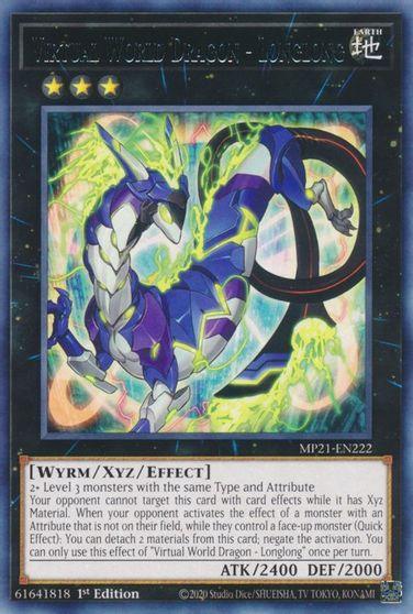 Virtual World Dragon - Longlong [MP21-EN222] Rare - Josh's Cards