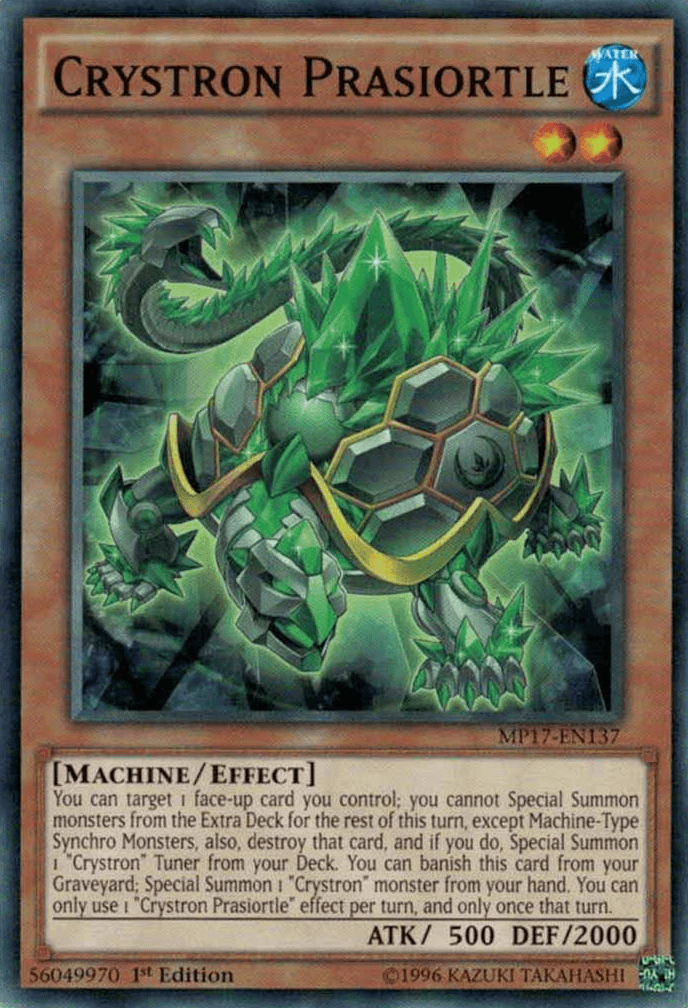 Crystron Prasiortle [MP17-EN137] Common - Josh's Cards